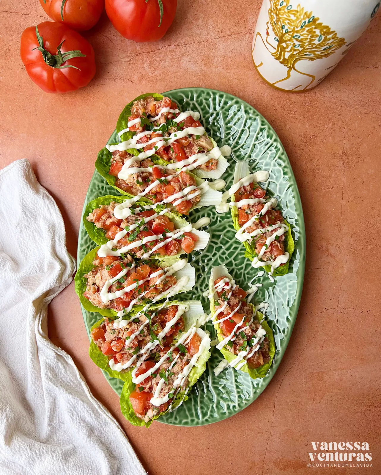 BARQUITAS DE LECHUGA RELLENAS