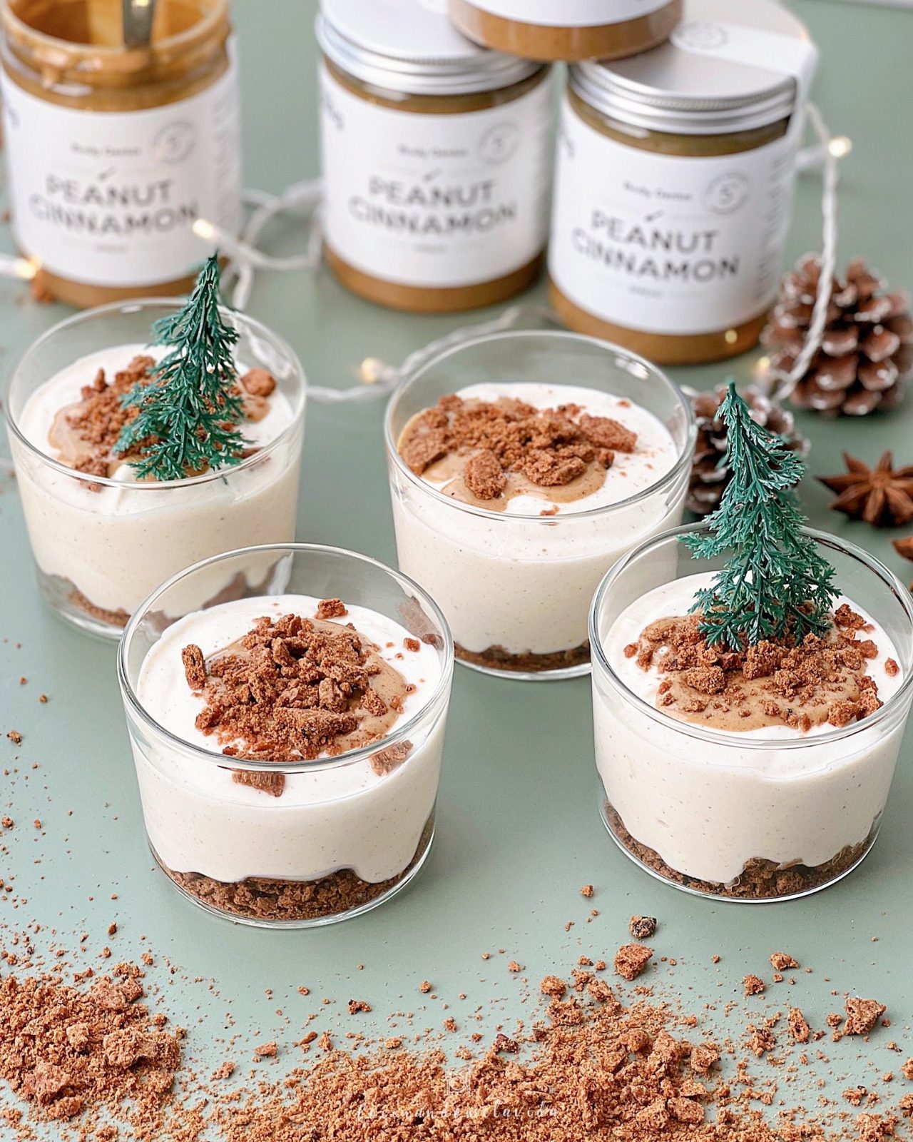 VASITOS DE YOGUR SABOR NAVIDAD