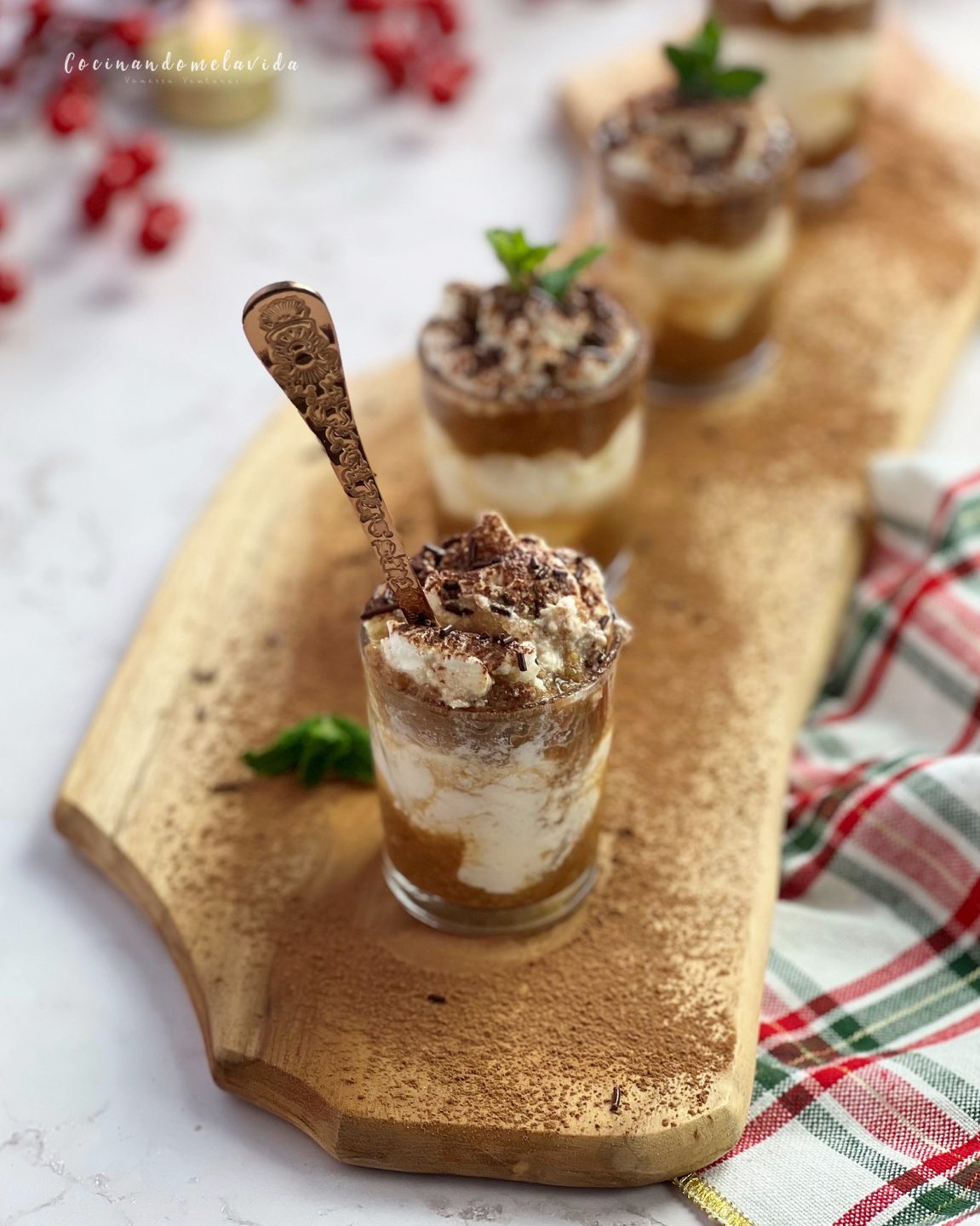 TIRAMISÚ EN CHUPITOS