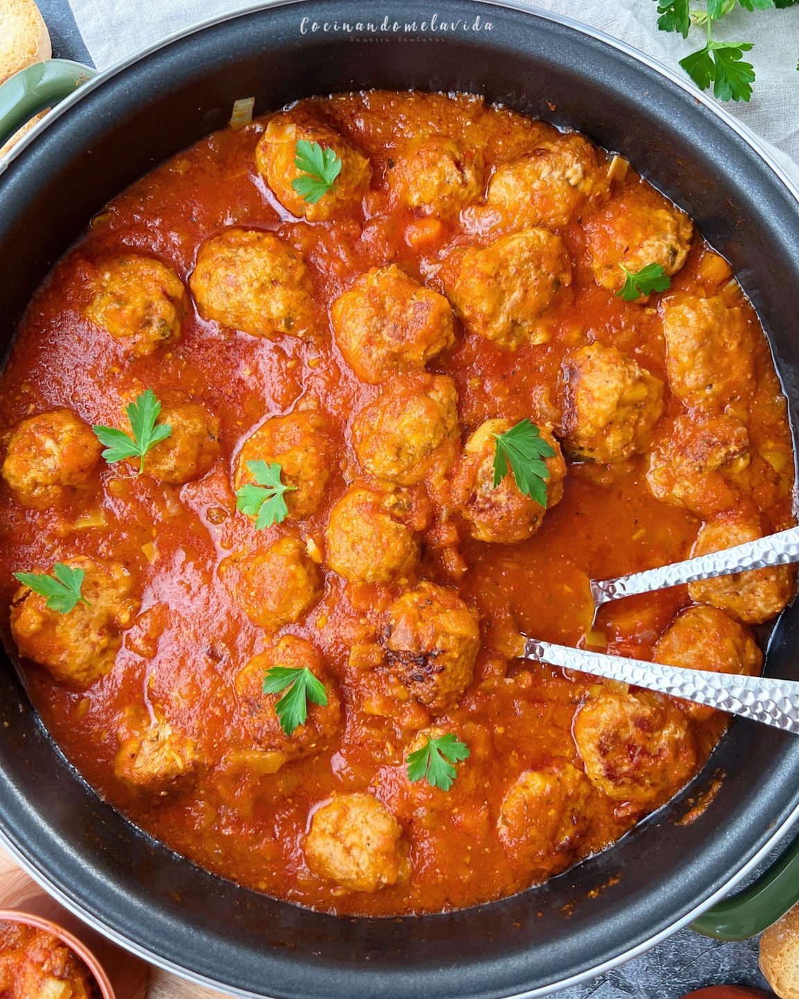 ALBÓNDIGAS CON JAMÓN IBÉRICO