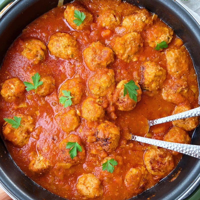 ALBÓNDIGAS CON JAMÓN IBÉRICO
