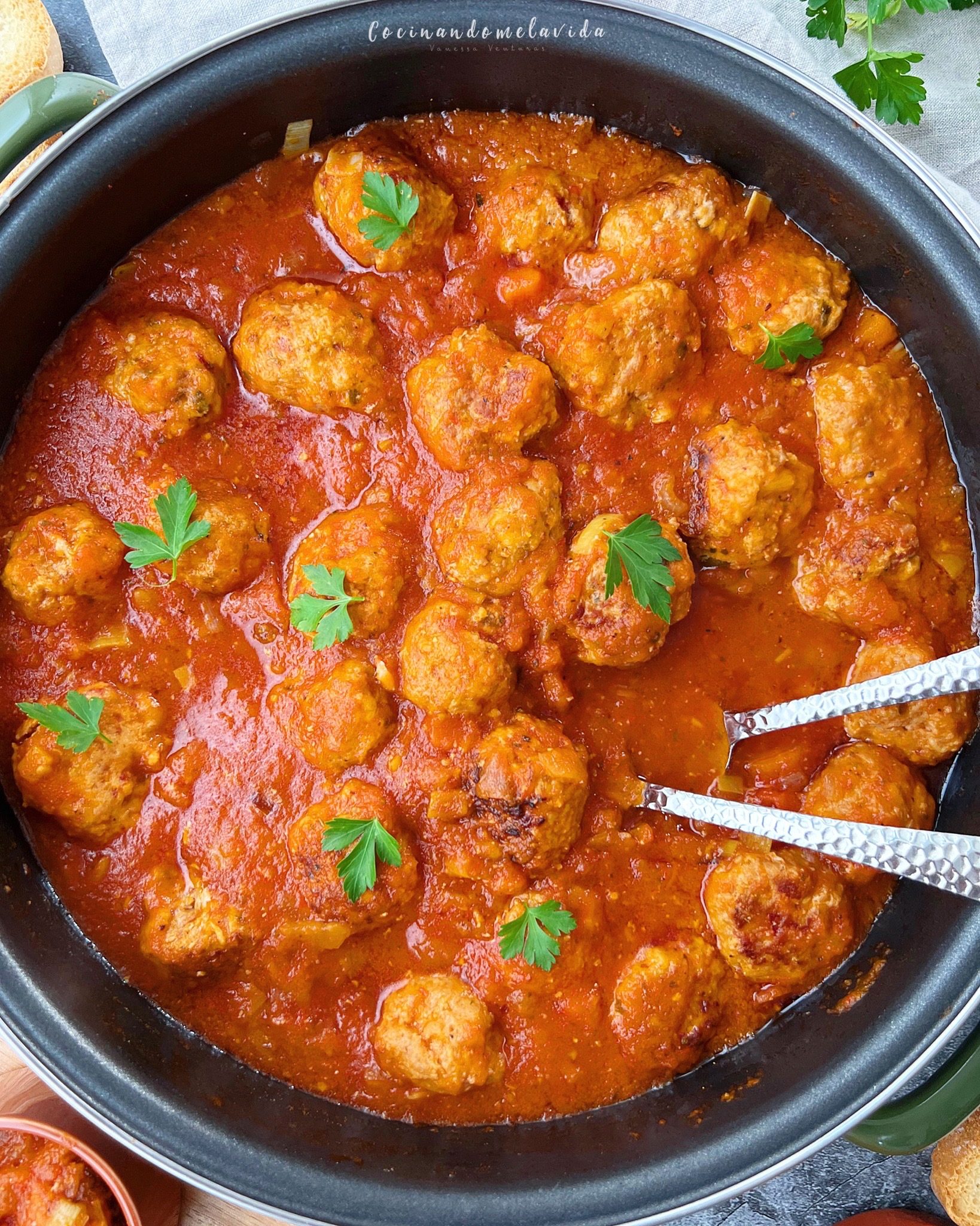 ALBÓNDIGAS CON JAMÓN IBÉRICO