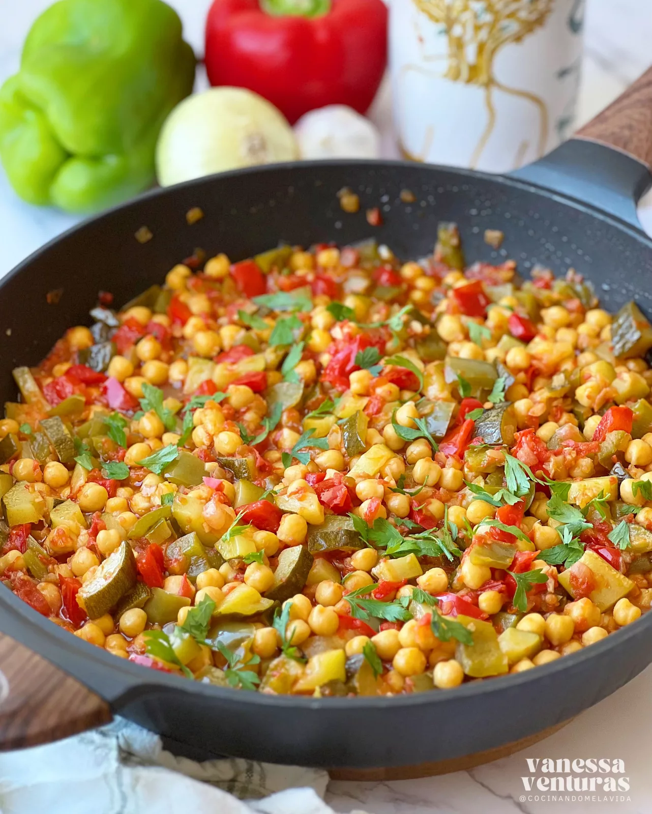 PISTO CON GARBANZOS