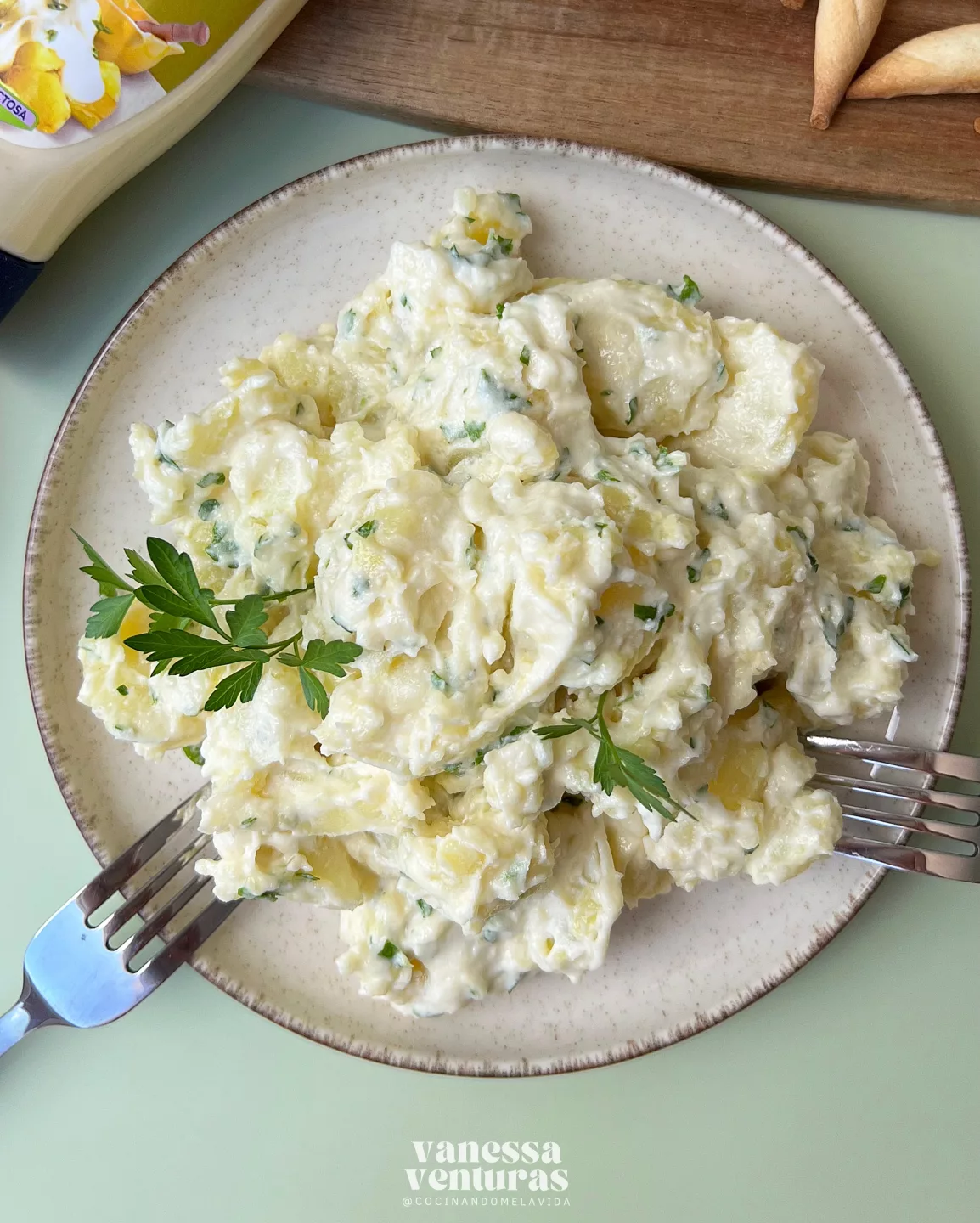 PATATAS COCIDAS CON ALIOLI