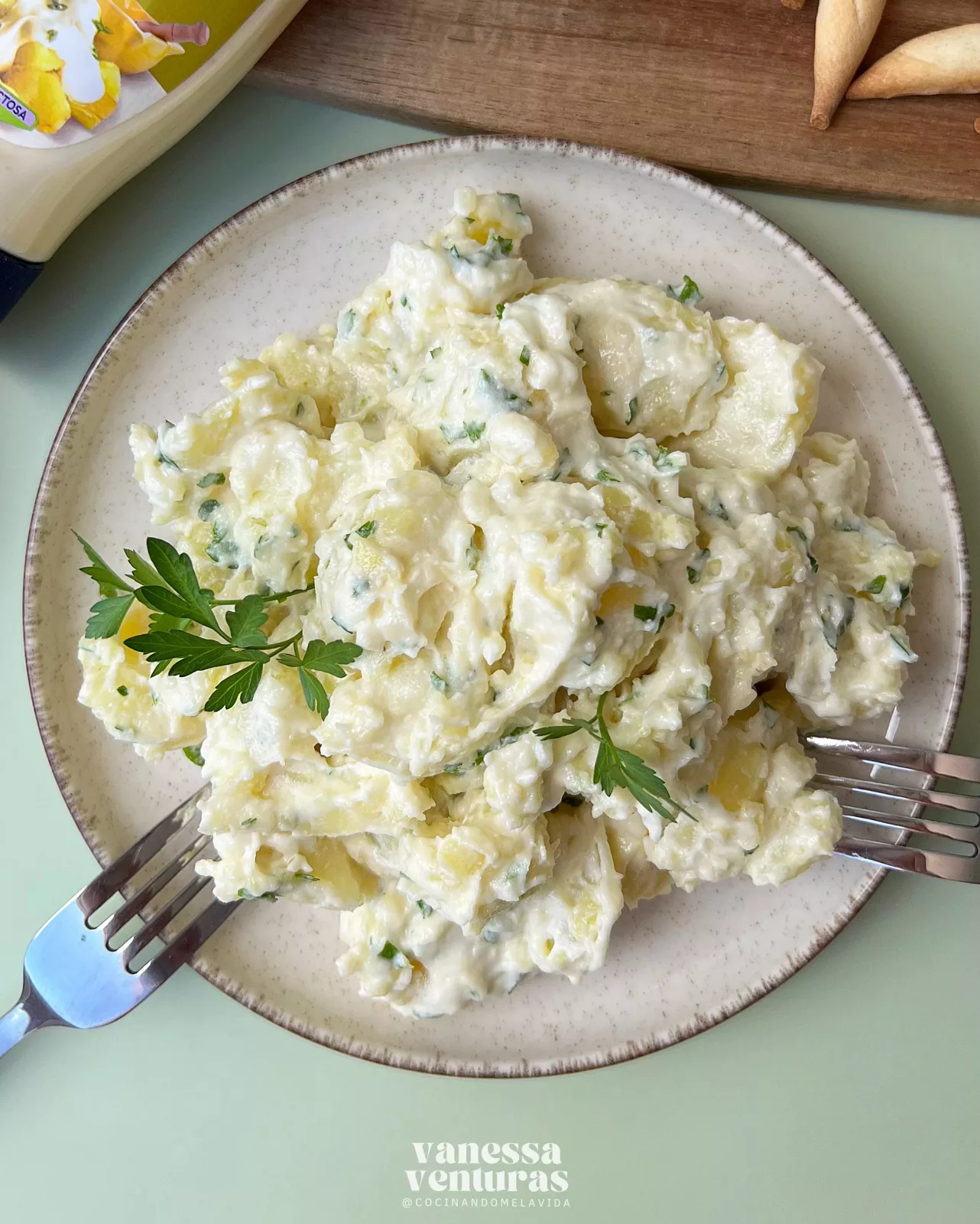 PATATAS COCIDAS CON ALIOLI