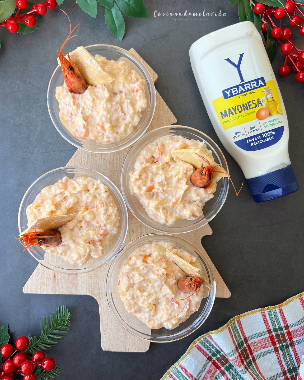 ENSALADILLA DE GAMBA ROJA