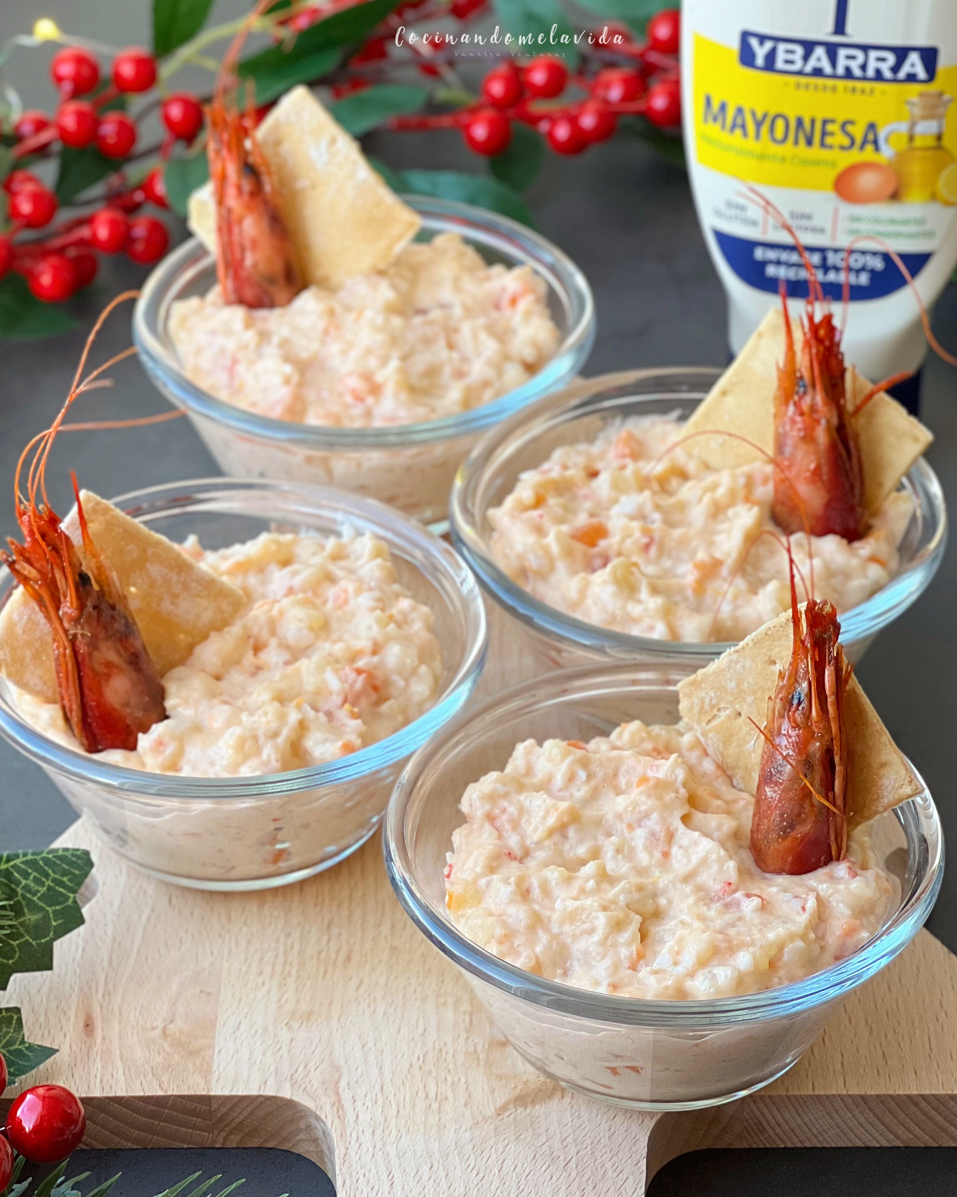 ENSALADILLA DE GAMBA ROJA