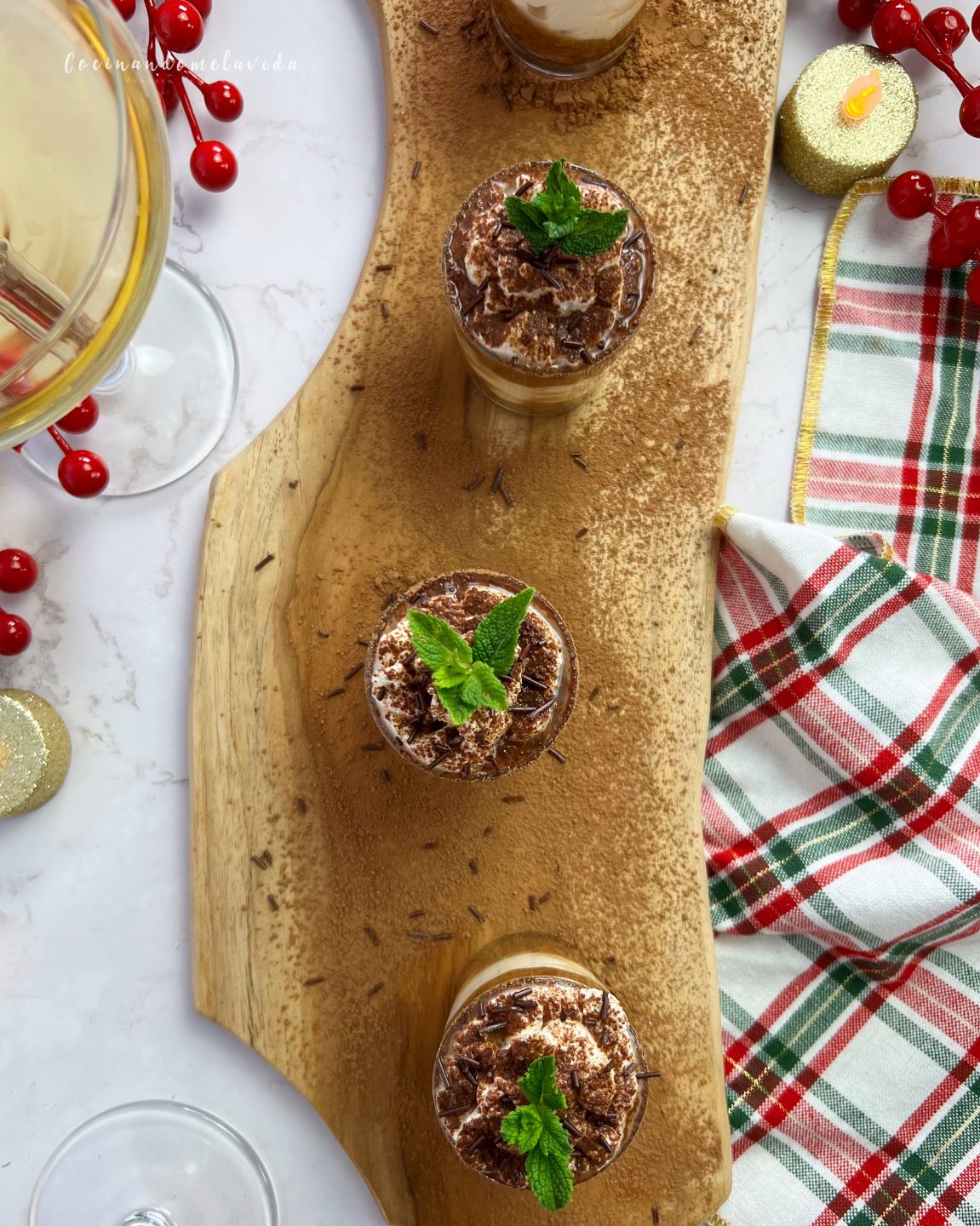 TIRAMISÚ EN CHUPITOS