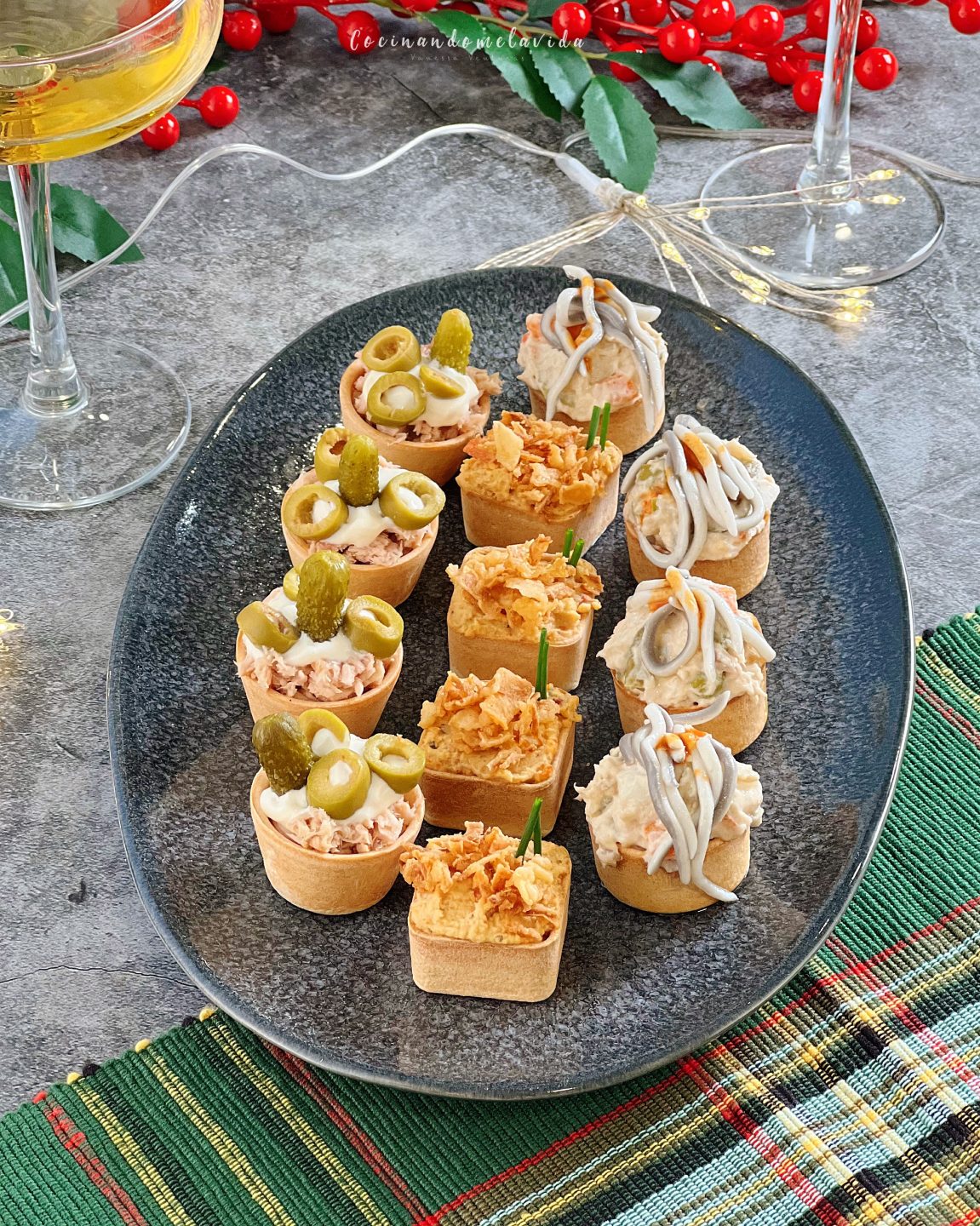 TARTALETAS SALADAS