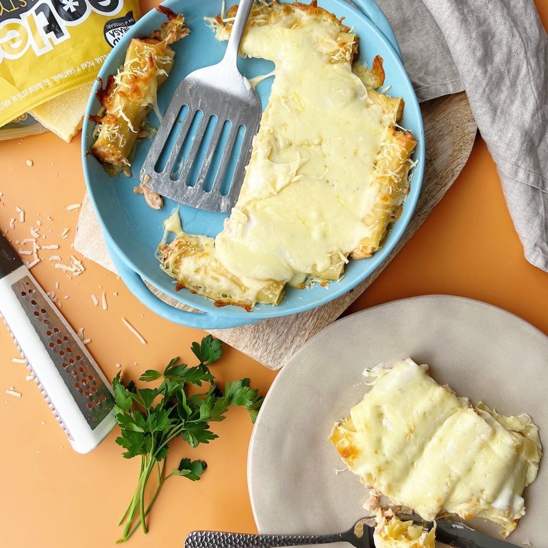 CANELONES DE SALMÓN