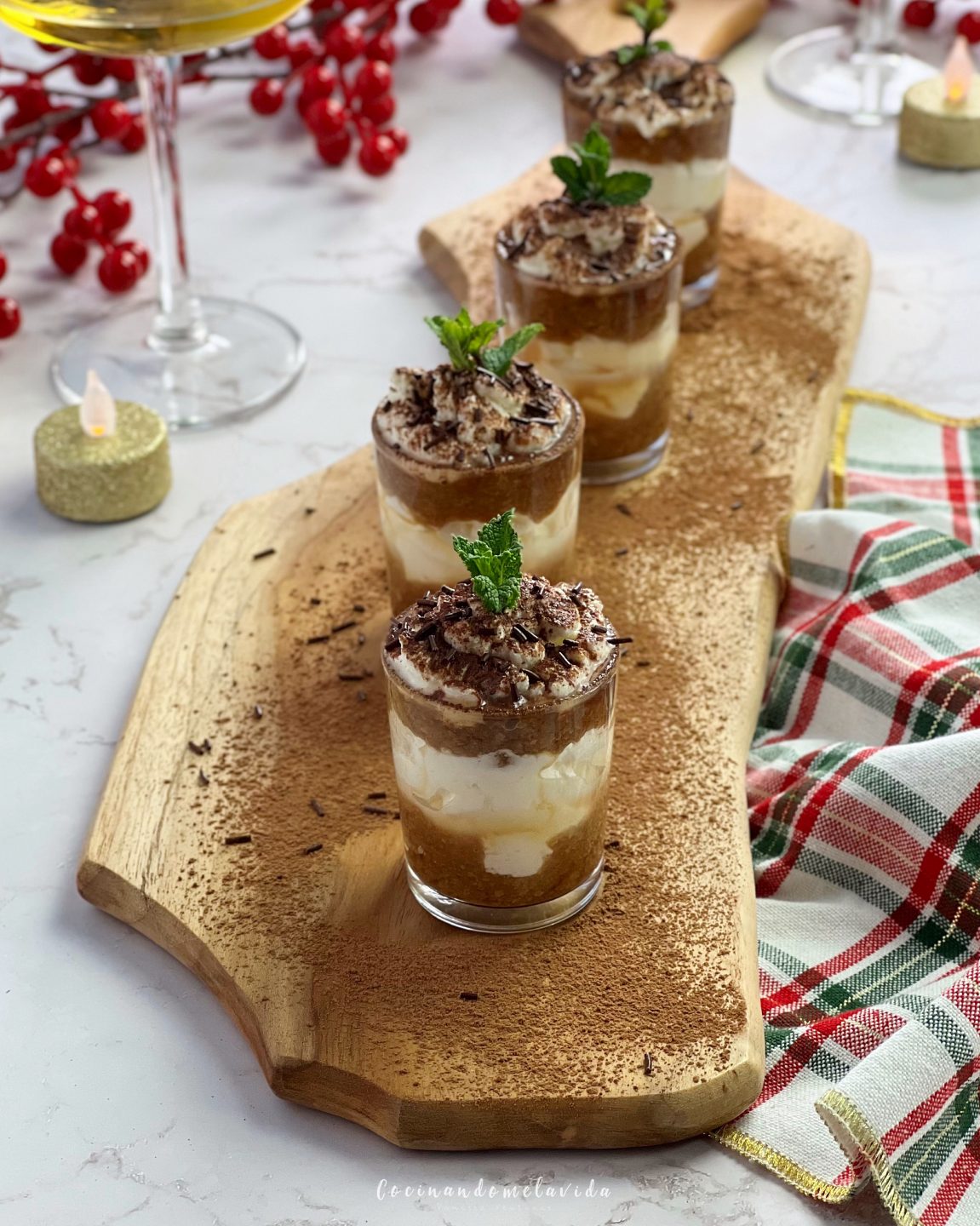 TIRAMISÚ EN CHUPITOS