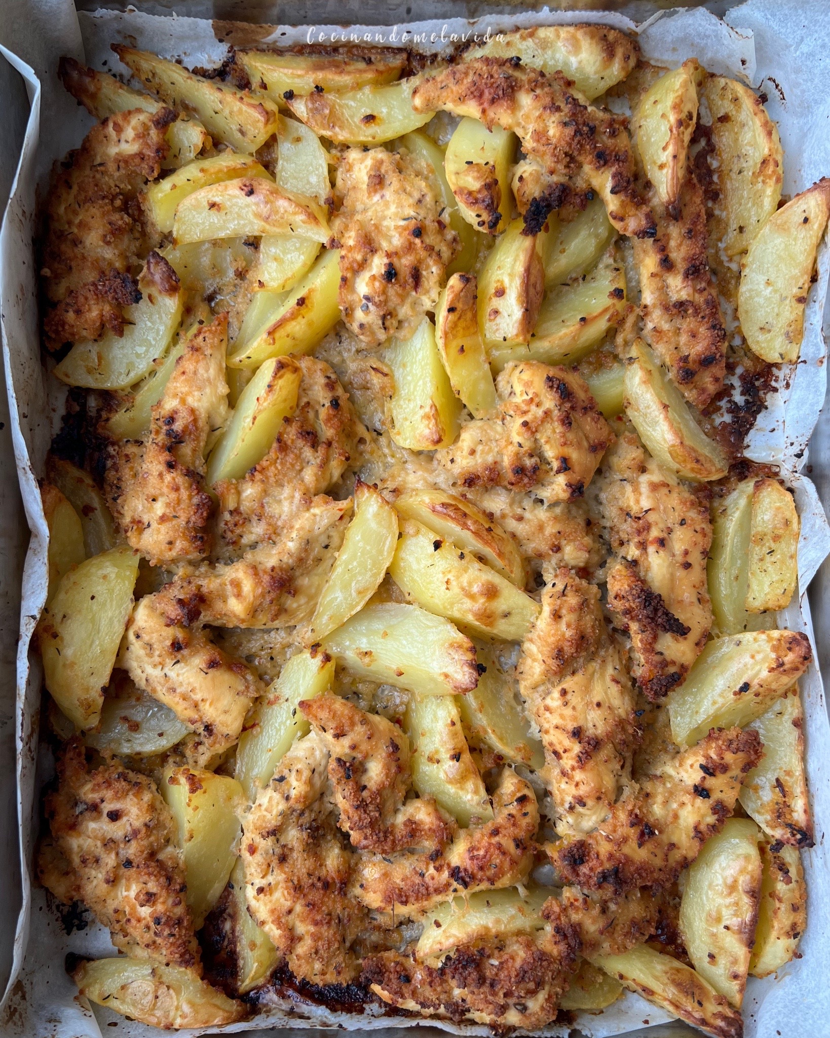 BATCH COOKING + RECETAS 23 DE OCTUBRE 2022 POLLO CON PATATAS AL HORNO