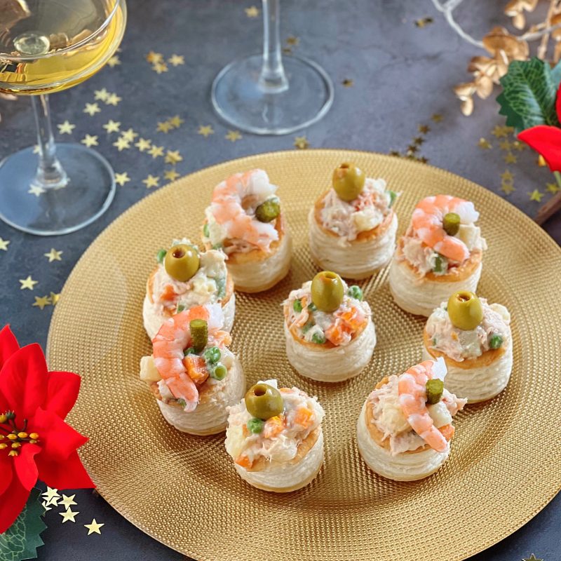 VOLOVANES CON ENSALADILLA
